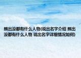 熊出沒都有什么人物(說出名字介紹 熊出沒都有什么人物 說出名字詳細情況如何)