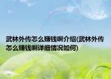 武林外傳怎么賺錢啊介紹(武林外傳怎么賺錢啊詳細(xì)情況如何)