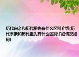 歷代宗親和歷代祖先有什么區(qū)別介紹(歷代宗親和歷代祖先有什么區(qū)別詳細情況如何)