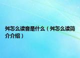 舛怎么讀音是什么（舛怎么讀簡介介紹）
