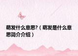 萌發(fā)什么意思?（萌發(fā)是什么意思簡介介紹）