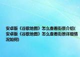 安卓版《谷歌地圖》怎么查看街景介紹(安卓版《谷歌地圖》怎么查看街景詳細情況如何)
