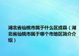 湖北省仙桃市屬于什么區(qū)或縣（湖北省仙桃市屬于哪個(gè)市地區(qū)簡(jiǎn)介介紹）