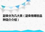 副食分為幾大類（副食有哪些品種簡介介紹）