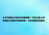 太平洋保險(xiǎn)公司和平安保險(xiǎn)哪一個(gè)好介紹(太平洋保險(xiǎn)公司和平安保險(xiǎn)哪一個(gè)好詳細(xì)情況如何)