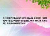 在中國國內(nèi)可以直接在KATE SPADE 美國官網(wǎng)上面網(wǎng)購嗎介紹 在中國國內(nèi)可以直接在KATE SPADE 美國官網(wǎng)上面網(wǎng)購嗎詳細(xì)情況如何