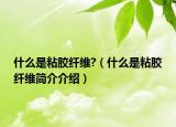 什么是粘膠纖維?（什么是粘膠纖維簡(jiǎn)介介紹）
