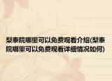 梨泰院哪里可以免費觀看介紹(梨泰院哪里可以免費觀看詳細情況如何)