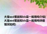 大寶sod蜜能和bb霜一起用嗎介紹(大寶sod蜜能和bb霜一起用嗎詳細(xì)情況如何)