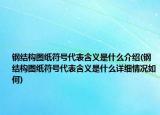 鋼結(jié)構(gòu)圖紙符號代表含義是什么介紹(鋼結(jié)構(gòu)圖紙符號代表含義是什么詳細情況如何)