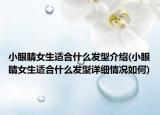 小眼睛女生適合什么發(fā)型介紹(小眼睛女生適合什么發(fā)型詳細情況如何)