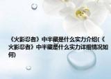 《火影忍者》中半藏是什么實(shí)力介紹(《火影忍者》中半藏是什么實(shí)力詳細(xì)情況如何)