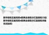 新華保險(xiǎn)吉星高照a款兩全保險(xiǎn)分紅型保險(xiǎn)介紹(新華保險(xiǎn)吉星高照a款兩全保險(xiǎn)分紅型保險(xiǎn)詳細(xì)情況如何)
