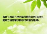 有什么攜帶方便的掌機推薦介紹(有什么攜帶方便的掌機推薦詳細情況如何)