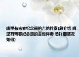 哪里有青春紀念冊的吉他伴奏(急介紹 哪里有青春紀念冊的吉他伴奏 急詳細情況如何)