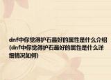 dnf中你覺得護石最好的屬性是什么介紹(dnf中你覺得護石最好的屬性是什么詳細情況如何)