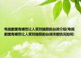 電視劇里有哪些讓人笑到抽筋的臺(tái)詞介紹(電視劇里有哪些讓人笑到抽筋的臺(tái)詞詳細(xì)情況如何)