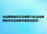 當(dāng)當(dāng)網(wǎng)購物車無法結(jié)算介紹(當(dāng)當(dāng)網(wǎng)購物車無法結(jié)算詳細(xì)情況如何)