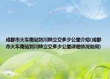 成都市火車南站到川陜立交多少公里介紹(成都市火車南站到川陜立交多少公里詳細情況如何)