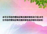求不分手的戀愛和后悔無期拼音歌詞介紹(求不分手的戀愛和后悔無期拼音歌詞詳細情況如何)