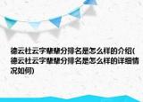 德云社云字輩輩分排名是怎么樣的介紹(德云社云字輩輩分排名是怎么樣的詳細情況如何)