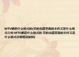 MTV都是什么格式的(買的光碟里面的文件又是什么格式介紹 MTV都是什么格式的 買的光碟里面的文件又是什么格式詳細(xì)情況如何)