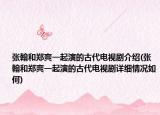 張翰和鄭爽一起演的古代電視劇介紹(張翰和鄭爽一起演的古代電視劇詳細情況如何)