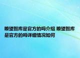 瞭望智庫是官方的嗎介紹 瞭望智庫是官方的嗎詳細(xì)情況如何