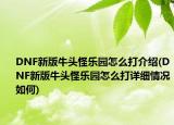 DNF新版牛頭怪樂園怎么打介紹(DNF新版牛頭怪樂園怎么打詳細情況如何)