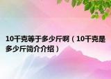 10千克等于多少斤?。?0千克是多少斤簡(jiǎn)介介紹）