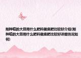 剛種植的大蒜用什么肥料做底肥比較好介紹(剛種植的大蒜用什么肥料做底肥比較好詳細(xì)情況如何)