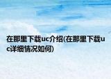 在那里下載uc介紹(在那里下載uc詳細(xì)情況如何)