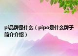 pi品牌是什么（pipo是什么牌子簡介介紹）