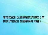 羊肉餡配什么蔬菜包餃子好吃（羊肉餃子餡配什么蔬菜簡(jiǎn)介介紹）