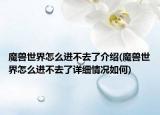 魔獸世界怎么進不去了介紹(魔獸世界怎么進不去了詳細情況如何)