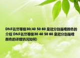 DNF名譽等級30(40 50 60 皇冠分別是啥顏色的介紹 DNF名譽等級30 40 50 60 皇冠分別是啥顏色的詳細(xì)情況如何)