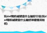 玩dnf用機械鍵盤什么軸好介紹(玩dnf用機械鍵盤什么軸好詳細情況如何)