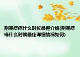 割完痔瘡什么時(shí)候最疼介紹(割完痔瘡什么時(shí)候最疼詳細(xì)情況如何)