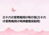 三十六計(jì)里有離間計(jì)嗎介紹(三十六計(jì)里有離間計(jì)嗎詳細(xì)情況如何)