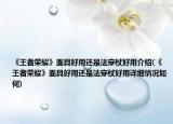 《王者榮耀》面具好用還是法穿杖好用介紹(《王者榮耀》面具好用還是法穿杖好用詳細(xì)情況如何)