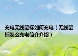 充電無(wú)線鼠標(biāo)如何充電（無(wú)線鼠標(biāo)怎么充電簡(jiǎn)介介紹）