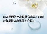 soul里面的密友是什么意思（soul密友是什么意思簡介介紹）