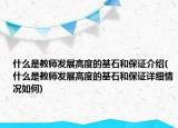 什么是教師發(fā)展高度的基石和保證介紹(什么是教師發(fā)展高度的基石和保證詳細(xì)情況如何)