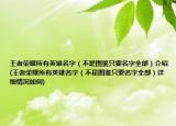 王者榮耀所有英雄名字（不是圖鑒只要名字全部）介紹(王者榮耀所有英雄名字（不是圖鑒只要名字全部）詳細情況如何)