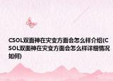 CSOL雙面神在災(zāi)變方面會怎么樣介紹(CSOL雙面神在災(zāi)變方面會怎么樣詳細(xì)情況如何)