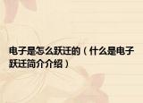 電子是怎么躍遷的（什么是電子躍遷簡(jiǎn)介介紹）