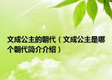 文成公主的朝代（文成公主是哪個朝代簡介介紹）