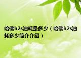 哈佛h2s油耗是多少（哈佛h2s油耗多少簡(jiǎn)介介紹）