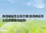 赤月峽谷怎么玩介紹(赤月峽谷怎么玩詳細(xì)情況如何)