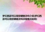 夢幻西游可以用按鍵精靈嗎介紹(夢幻西游可以用按鍵精靈嗎詳細(xì)情況如何)